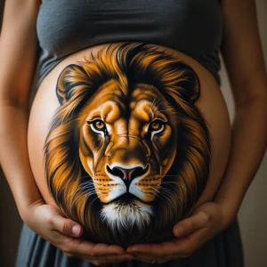 Dibujo Panza Preñada Leon Ideas