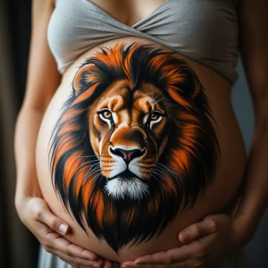 Belly Painting De Leon