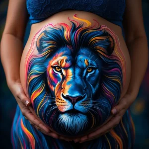 Body Paint Embarazo Leon Diseños