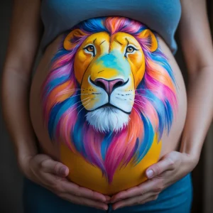 Bellypainting De Leon