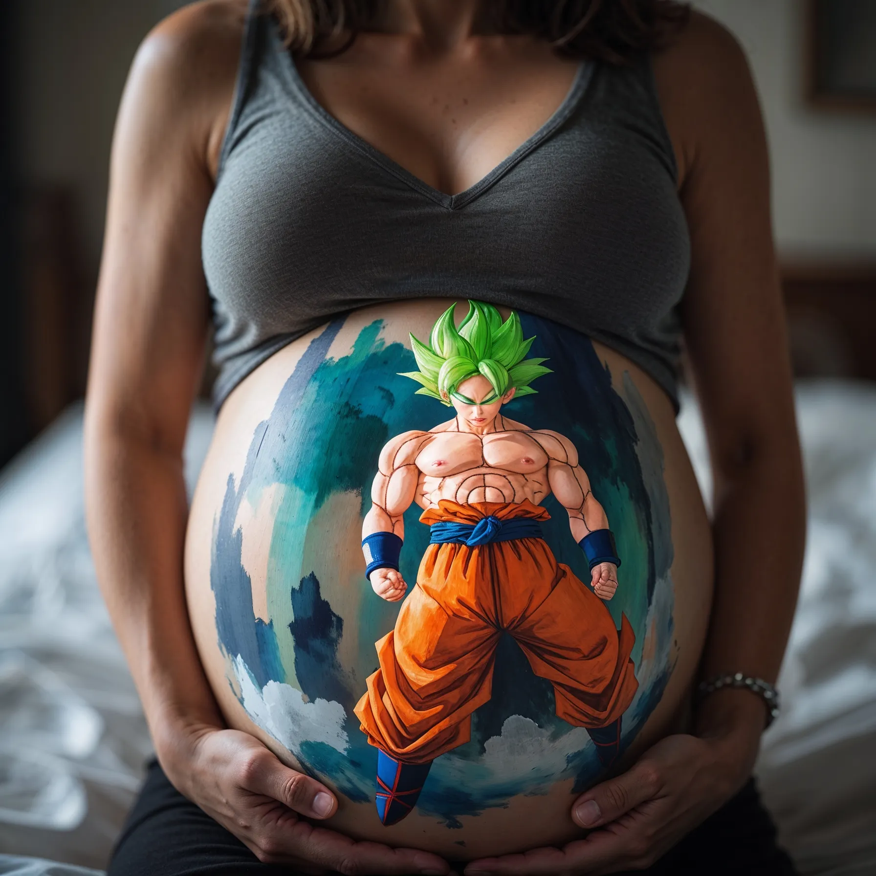 dibujo para la barriga dragon ball