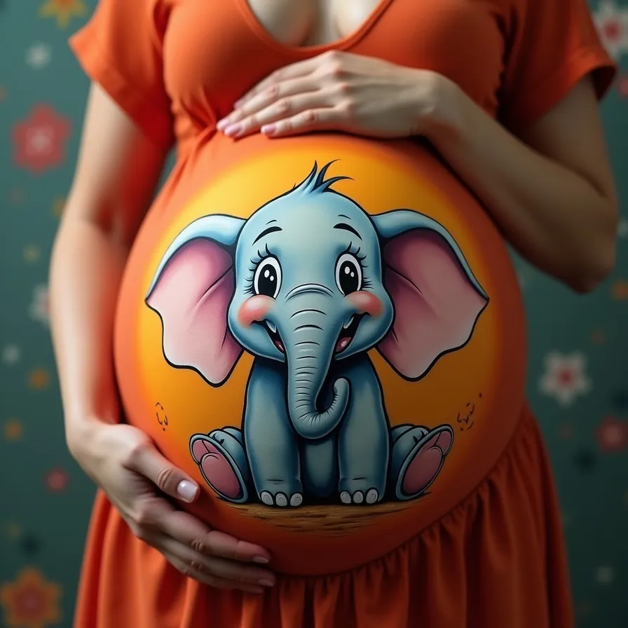 dibujo para embarazada dumbo