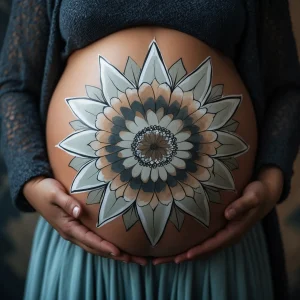 ideas de dibujos para embarazadas mandala