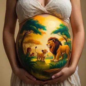 Dibujo De Barriga Rey Leon