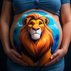 Dibujos Para Embarazadas En La Panza Rey Leon