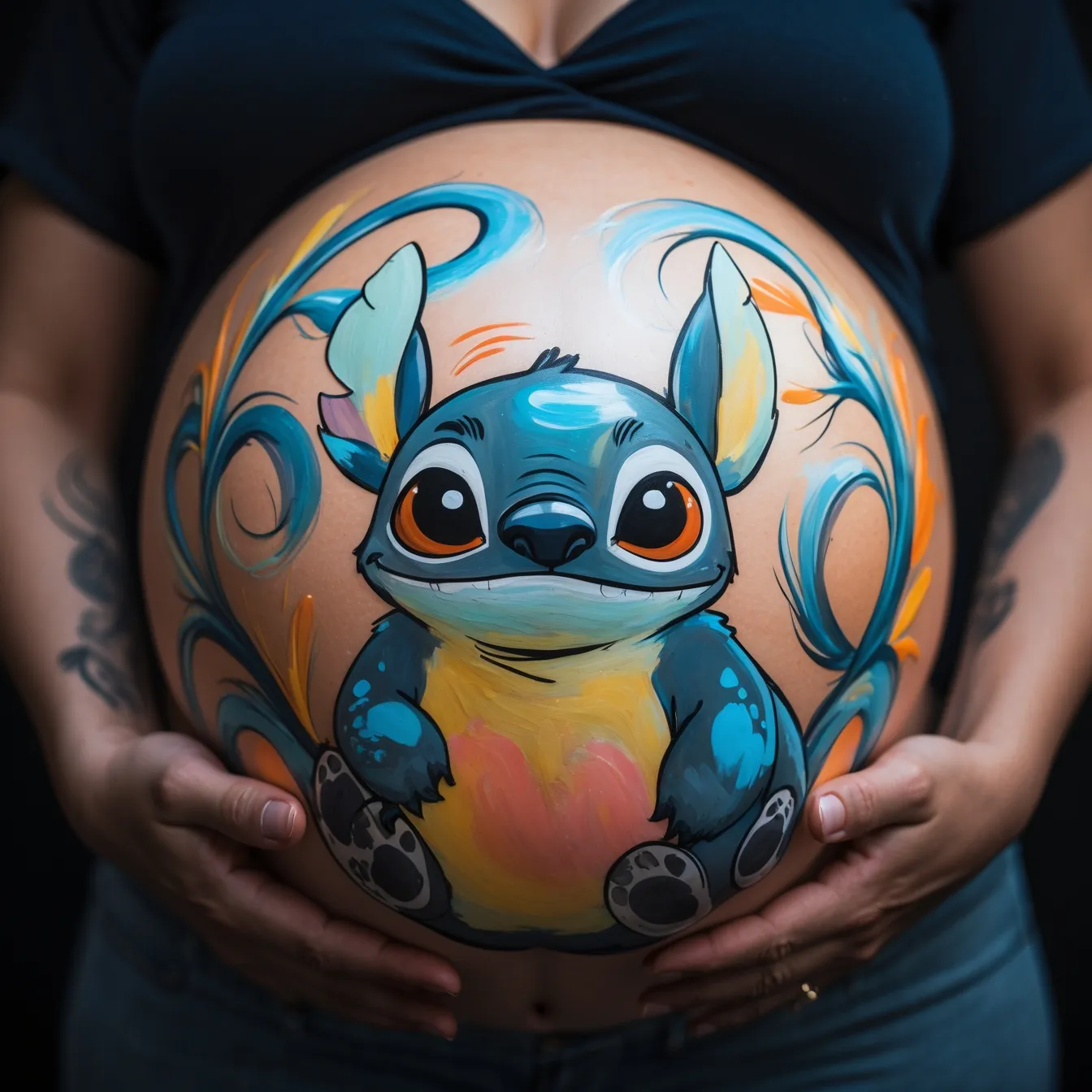 dibujo para mujer embarazada lilo and stitch disney