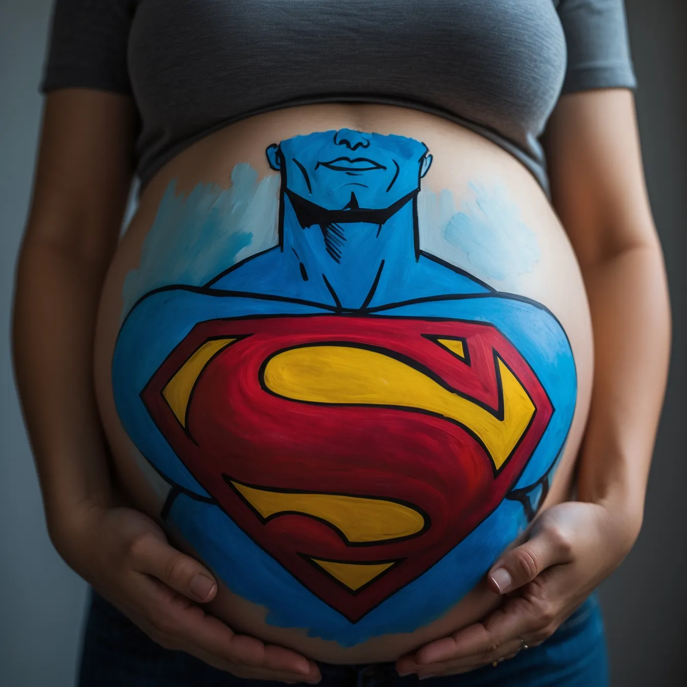 dibujos para la panza superman