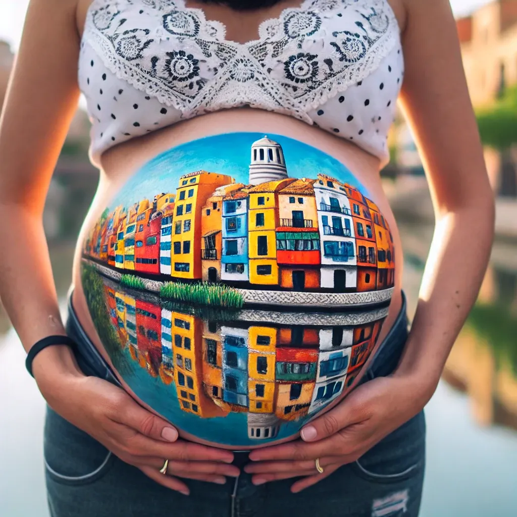 bellypainting girona