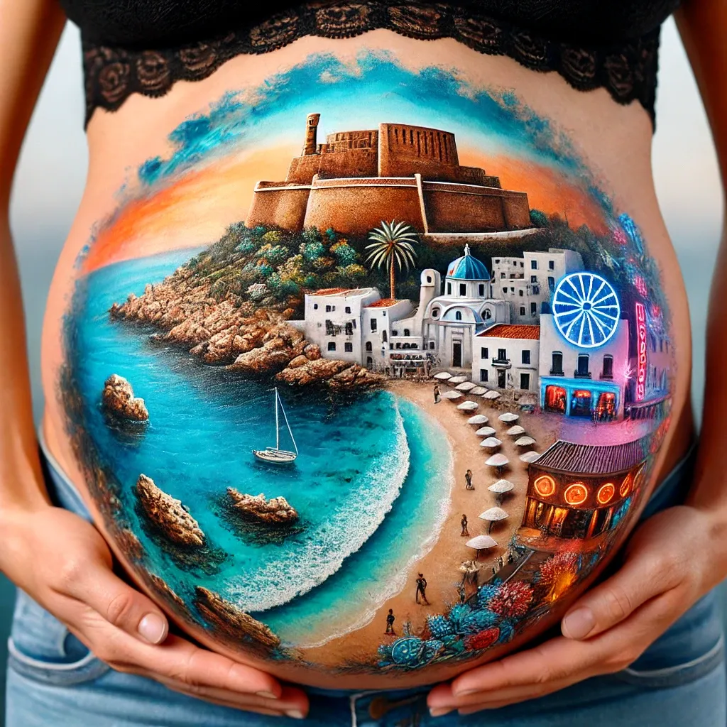 bellypainting ibiza