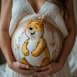 dibujos para pintar en la barriga winnie the pooh