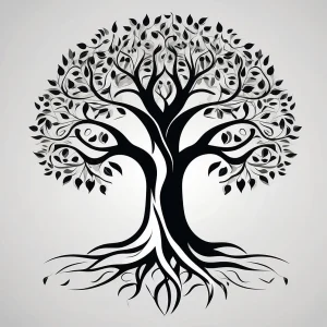 plantilla barriga embarazada original arbol vida
