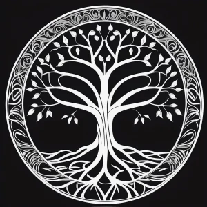 plantilla bellypainting arbol de vida