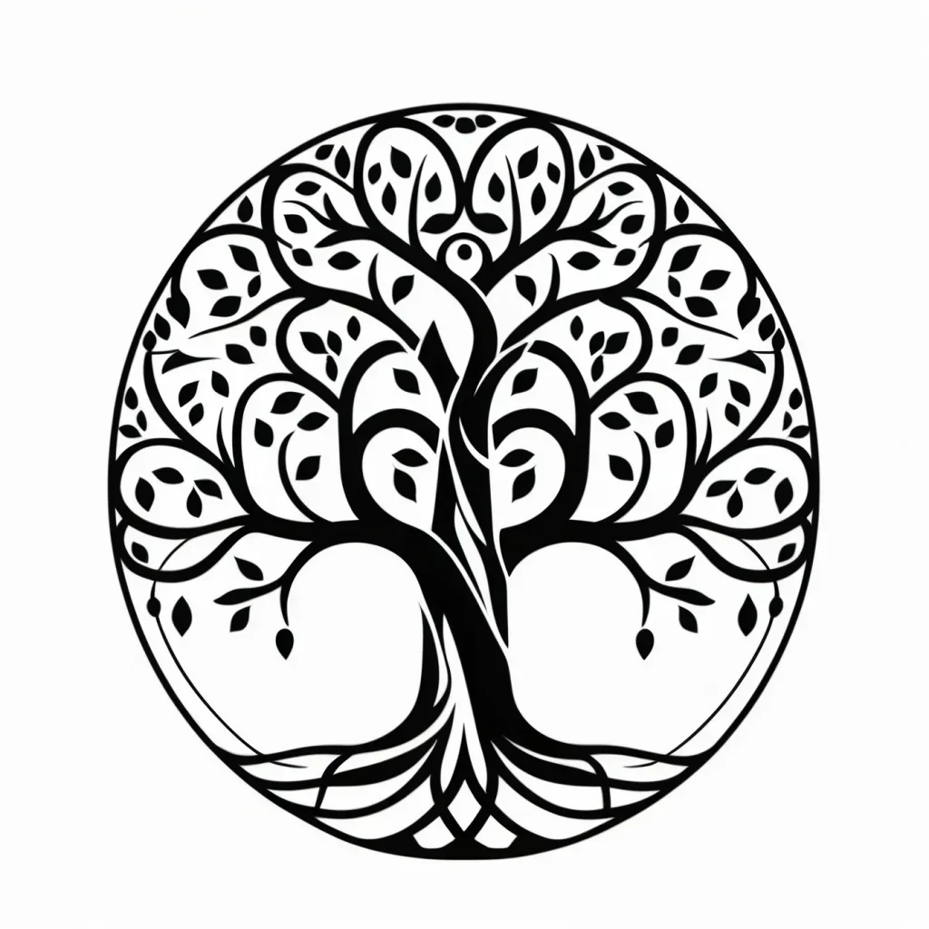 plantilla para la barriga arbol de la vida