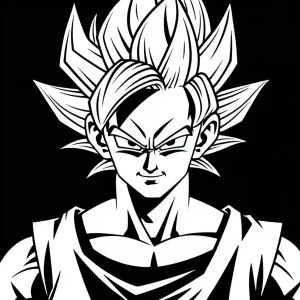 plantilla dibujo barriga embarazada dragon ball