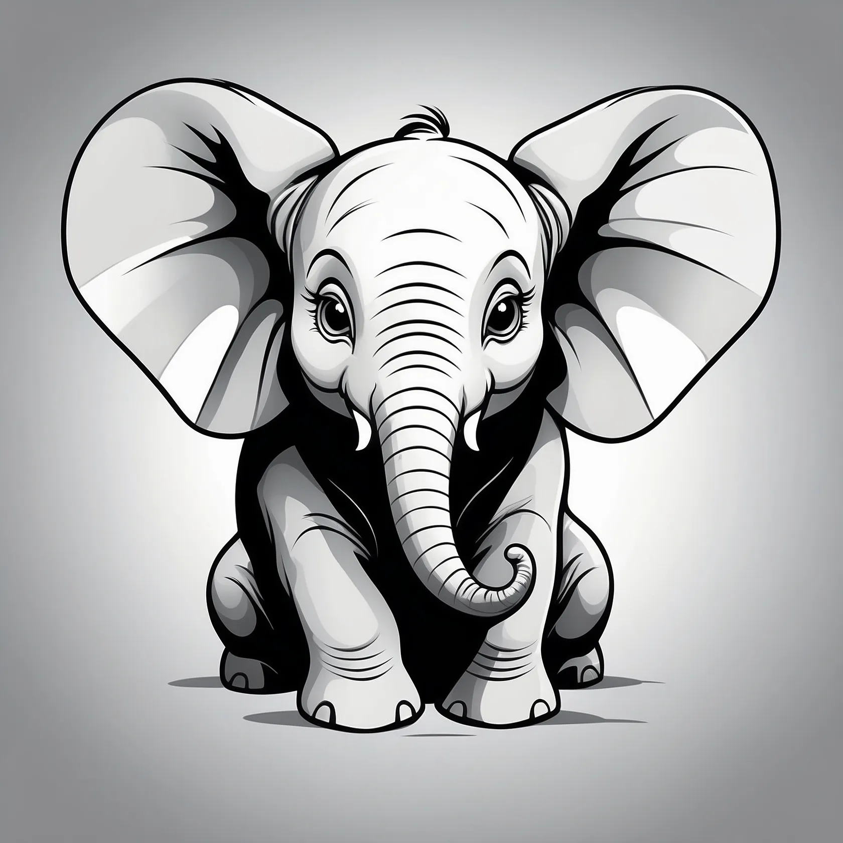 plantilla dibujo barriga embarazada dumbo