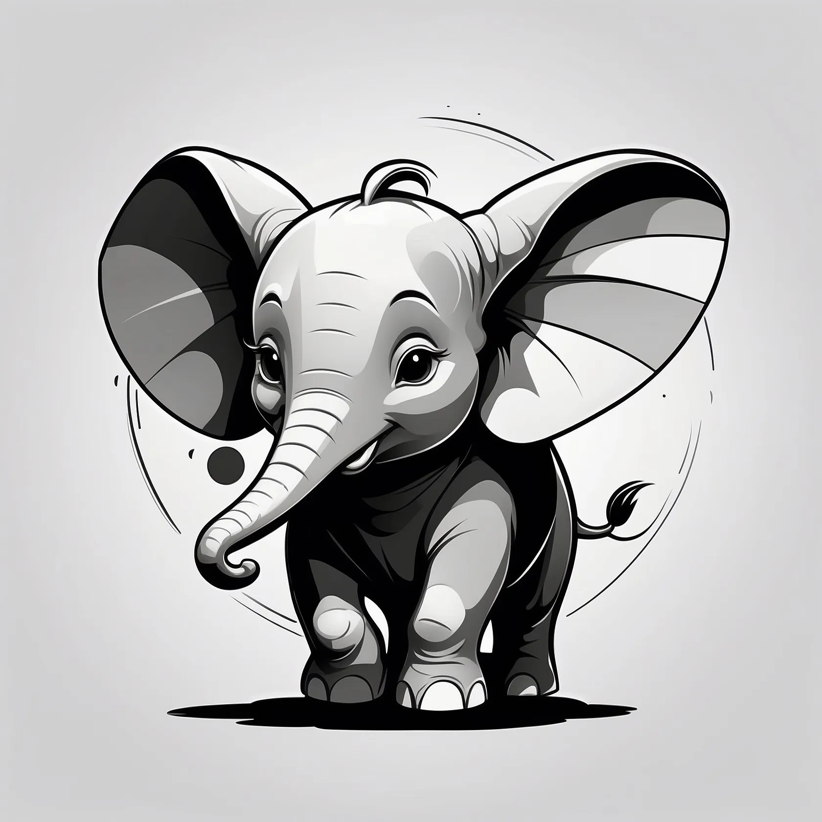 plantilla dibujo barriga embarazada dumbo