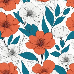 plantilla dibujo barriga embarazada flores