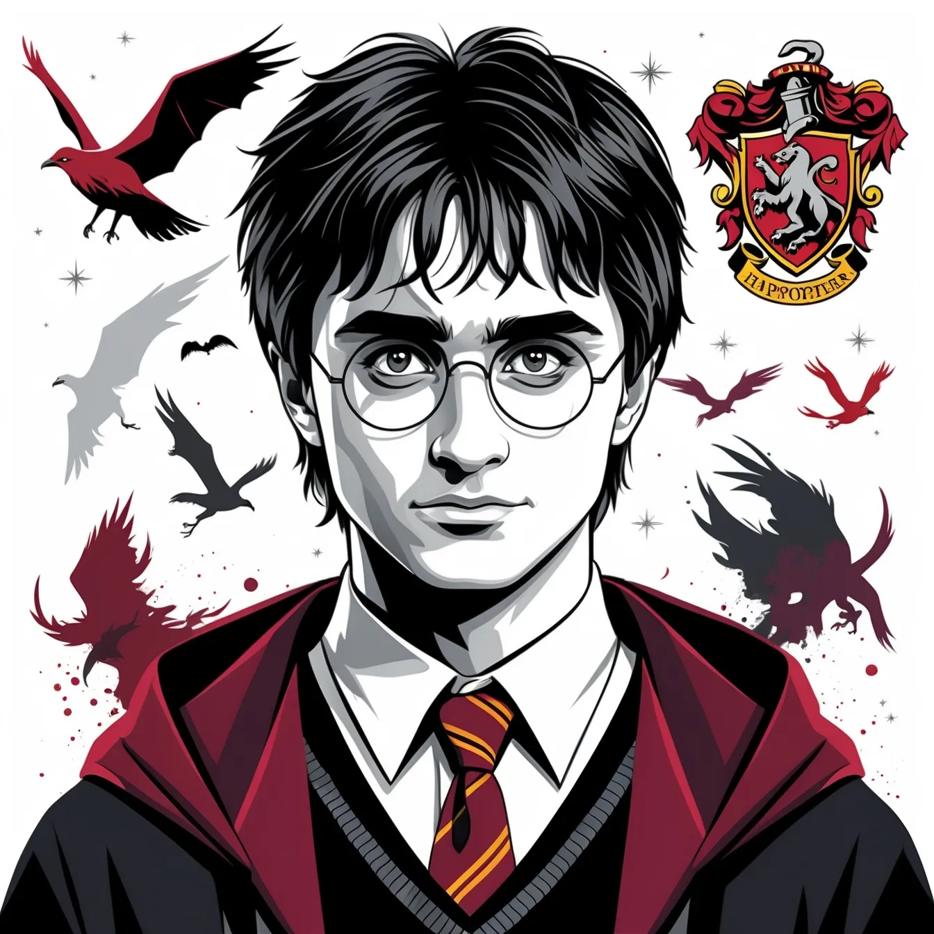 plantilla dibujo barriga embarazada harry potter