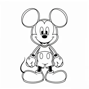 plantilla dibujo barriga embarazada mickey mouse disney