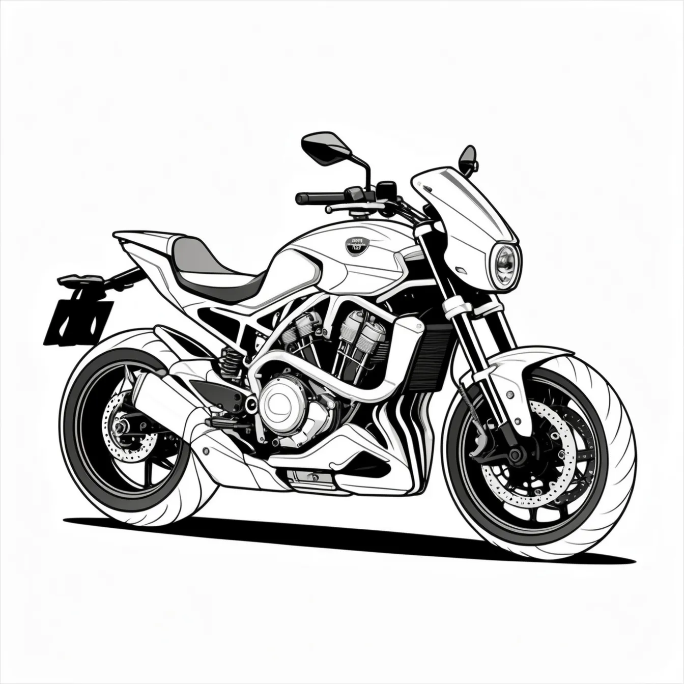 plantilla dibujo barriga embarazada moto