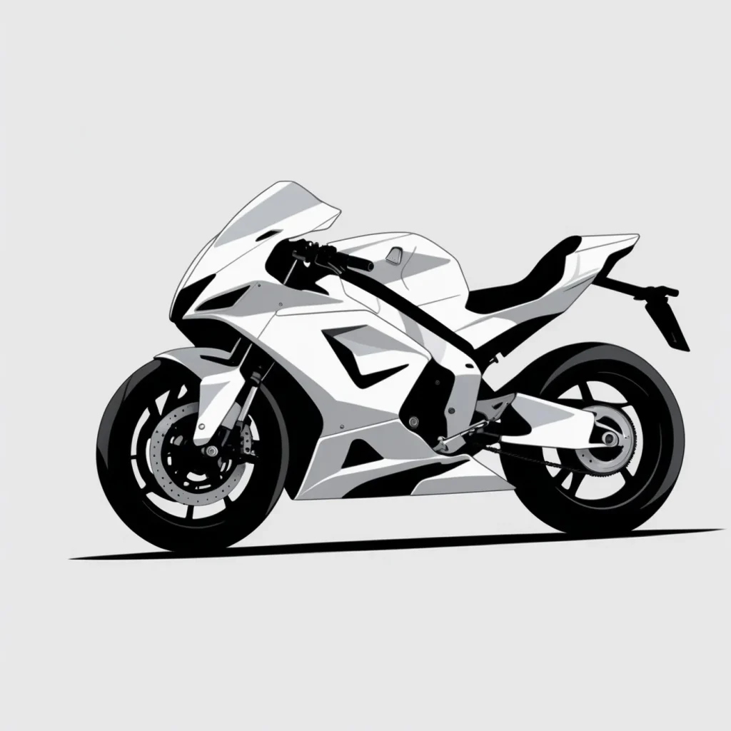 plantilla dibujo barriga embarazada motocicleta
