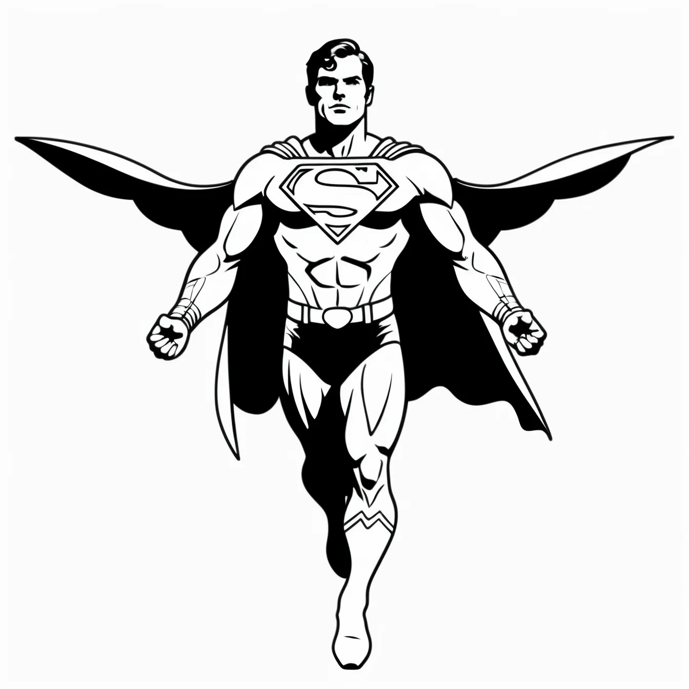 plantilla dibujo barriga embarazada super man