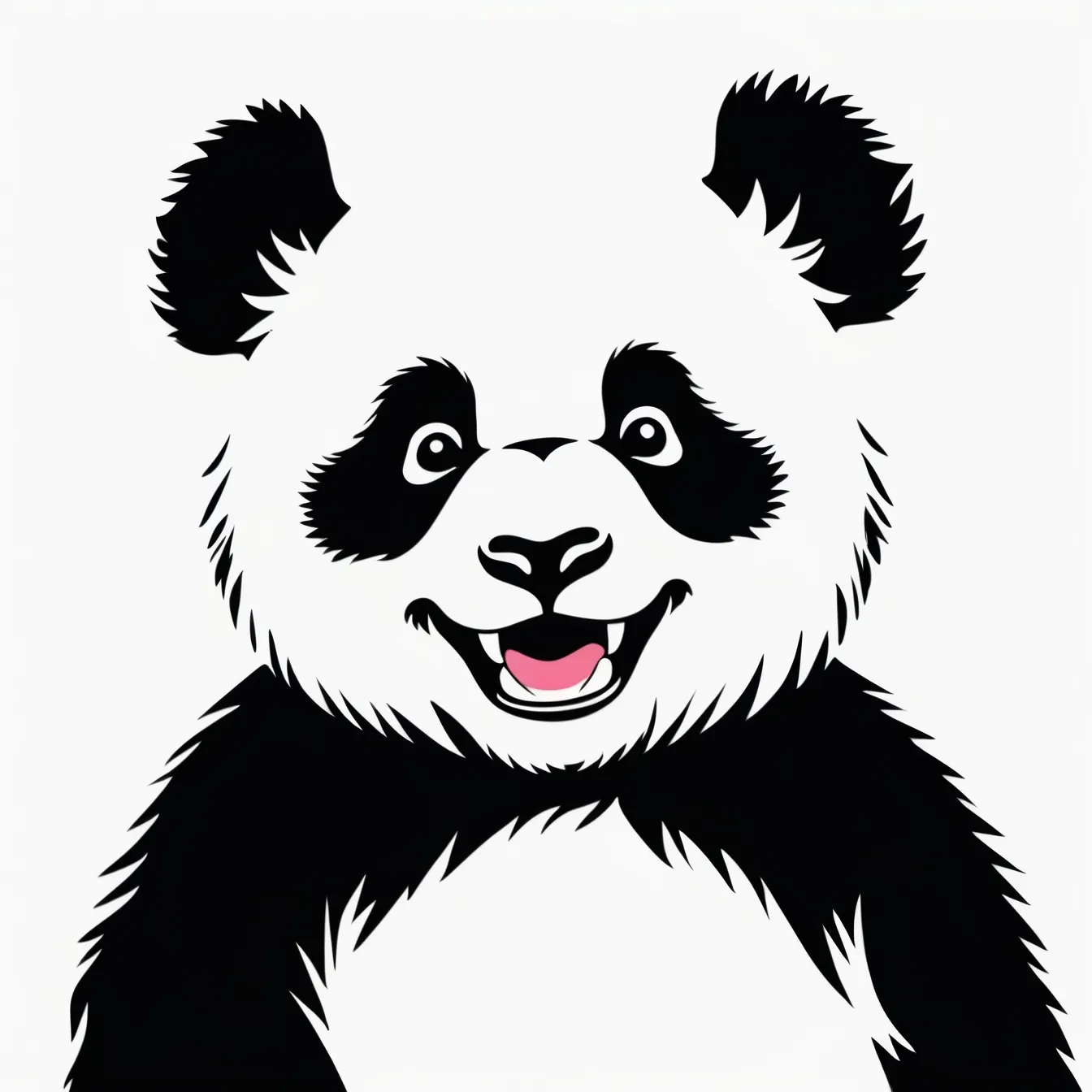 plantilla plantilla barriga embarazada panda