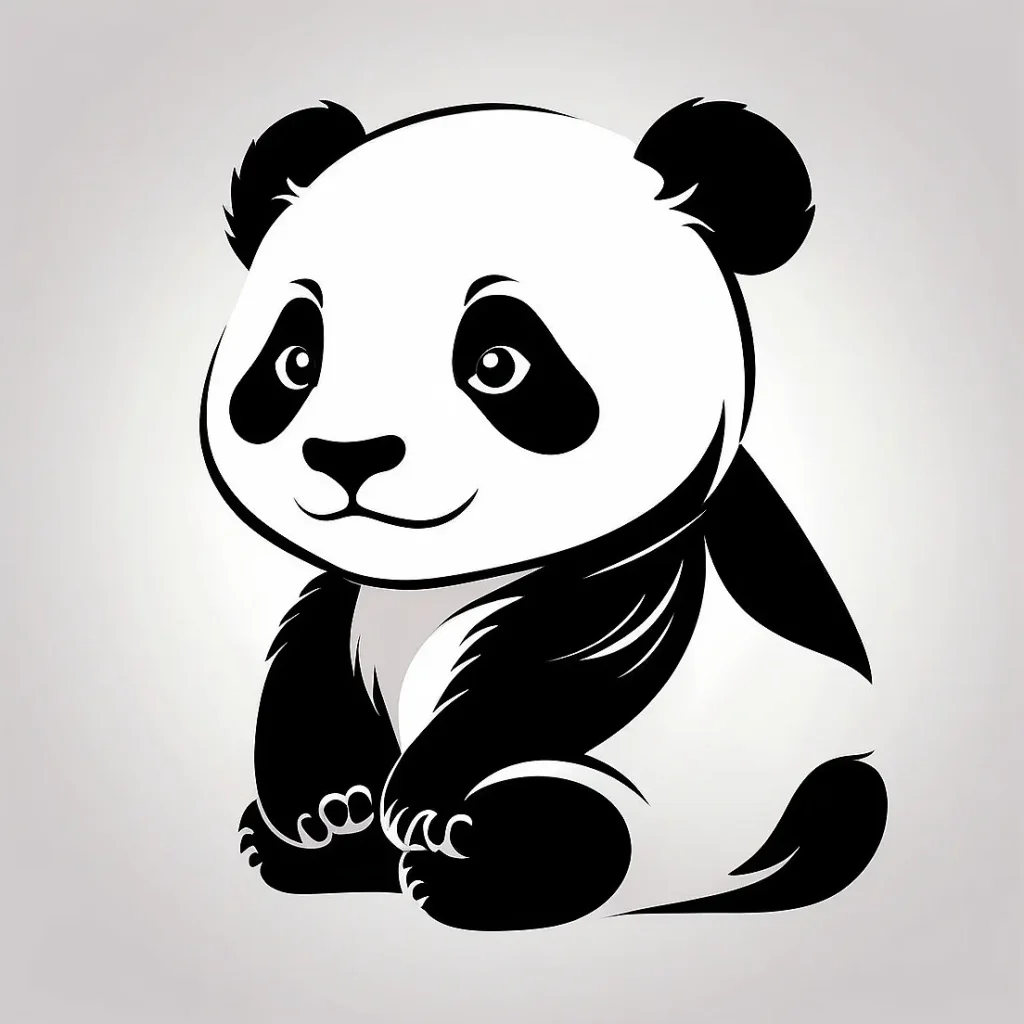 plantilla para panza embarazada panda